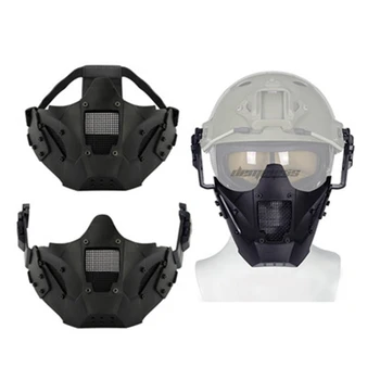 Military Shooting Protective Mask Breathable Outdoor Hunting Airsoft Sports Mask Half Face Tactical CS Wargame Combat Masks
Military Shooting Protective Mask Breathable Outdoor Hunting Airsoft Sports Mask Half Face Tactical CS Wargame Combat Masks
