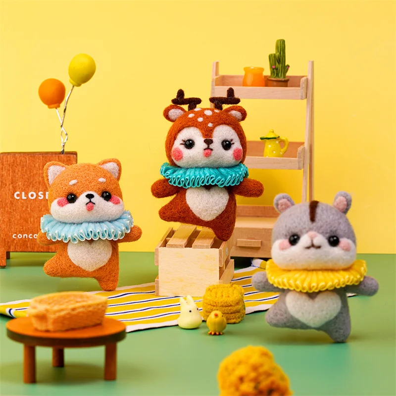 DIY Art Craft Ballet Brown Bear Wool Needle Felting Supplies Felt Animal Kit
DIY Art Craft Ballet Brown Bear Wool Needle Felting Supplies Felt Animal Kit