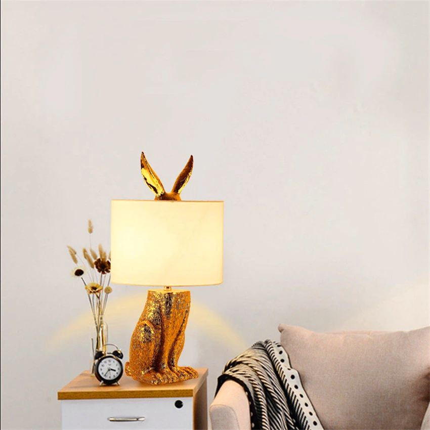 Nordic Loft Masked Rabbit Resin Table Light Modern Led Desk Light Bedroom Bedside Study Restaurant Decorative Table Lamp
Nordic Loft Masked Rabbit Resin Table Light Modern Led Desk Light Bedroom Bedside Study Restaurant Decorative Table Lamp