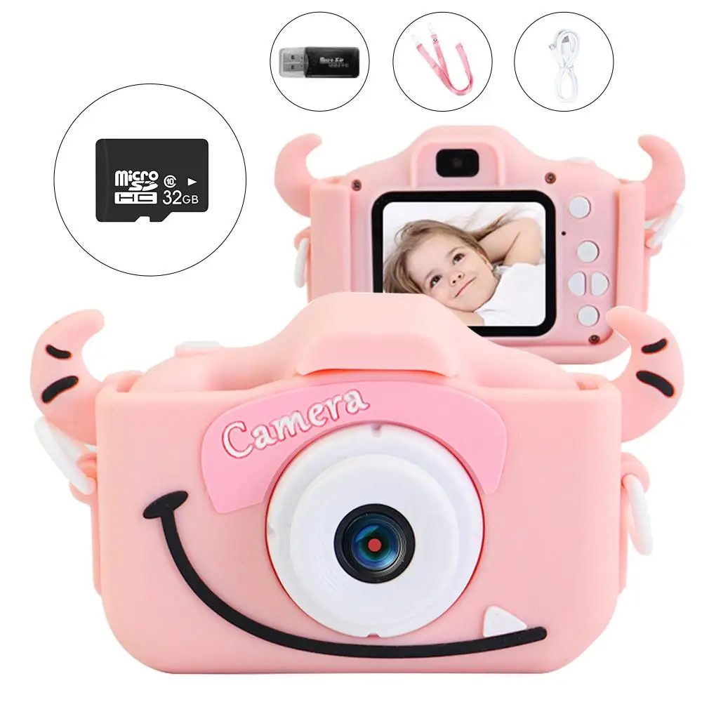 Children Camera mini Digital Camera With 32G TF Card 720P HD Video Camera Kids Camcorder Toddler Camera Toy Gift For Birthday
Children Camera mini Digital Camera With 32G TF Card 720P HD Video Camera Kids Camcorder Toddler Camera Toy Gift For Birthday