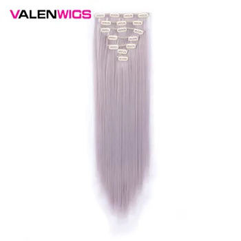 Valenwigs Synthetic Hair Extensions Clip In Hair Extensions 22" 130g Clip On Hair Extension Straight Colorful HairPieces Cosplay
Valenwigs Synthetic Hair Extensions Clip In Hair Extensions 22" 130g Clip On Hair Extension Straight Colorful HairPieces Cosplay