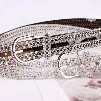Diamonds Rhinestone decorate transparent belt fashion Woman PVC Plastic belts
Diamonds Rhinestone decorate transparent belt fashion Woman PVC Plastic belts
