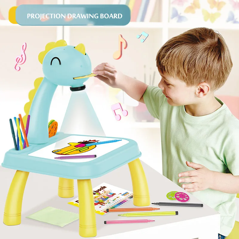 Детский светодиодный проектор художественный стол для рисования игрушки
