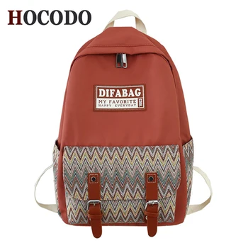 HOCODO Fashion Backpack 2020 Women Waterproof Nylon Teenager School Bag Female Backpack National Style Travel Shoulder Bags SAC
HOCODO Fashion Backpack 2020 Women Waterproof Nylon Teenager School Bag Female Backpack National Style Travel Shoulder Bags SAC