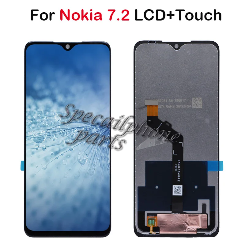 For Nokia 7.2 LCD Display with Touch Screen TA-1196 Digitizer Assembly Replacement Parts For Nokia 7.2 LCD Screen
For Nokia 7.2 LCD Display with Touch Screen TA-1196 Digitizer Assembly Replacement Parts For Nokia 7.2 LCD Screen