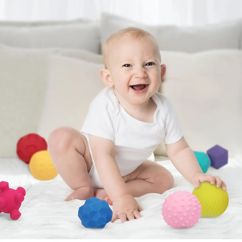 8pcs/Lot Babytry Baby Toys Rubber Textured Touch Ball Baby Touch Hand Training Massage ball Tactile Senses Toy
8pcs/Lot Babytry Baby Toys Rubber Textured Touch Ball Baby Touch Hand Training Massage ball Tactile Senses Toy