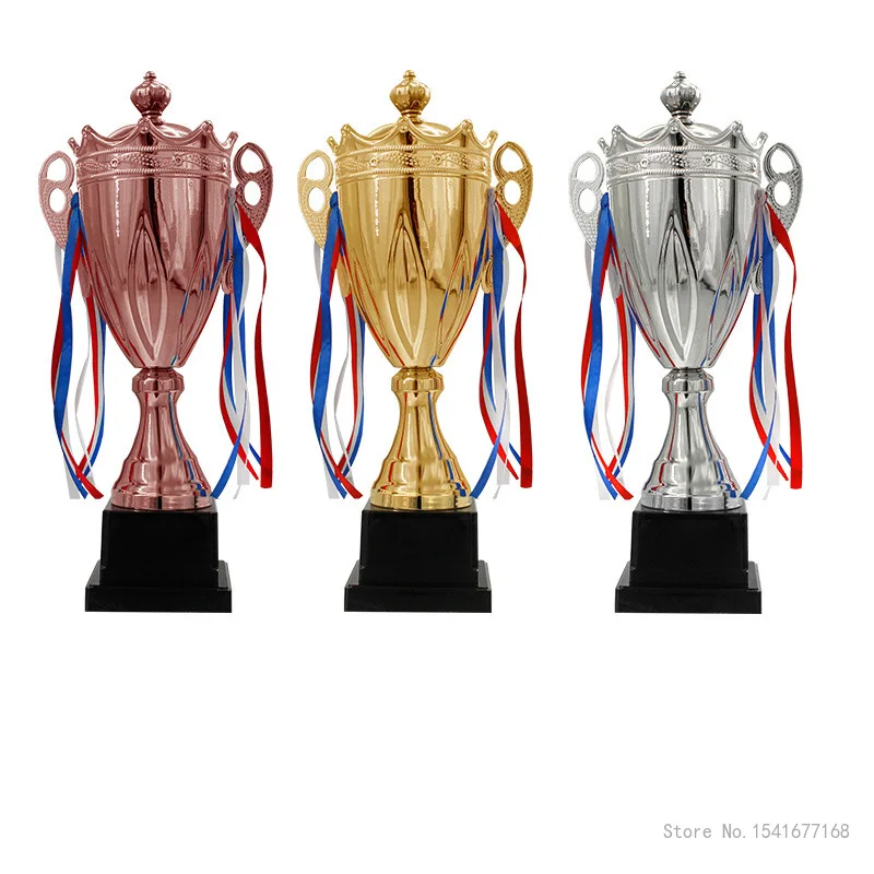

Настраиваемый трофей Trophies of Champions, Коммерческий трофей с крытым металлом, Универсальная медаль, Золото, Серебро, Бронза, Сувенирный Кубок