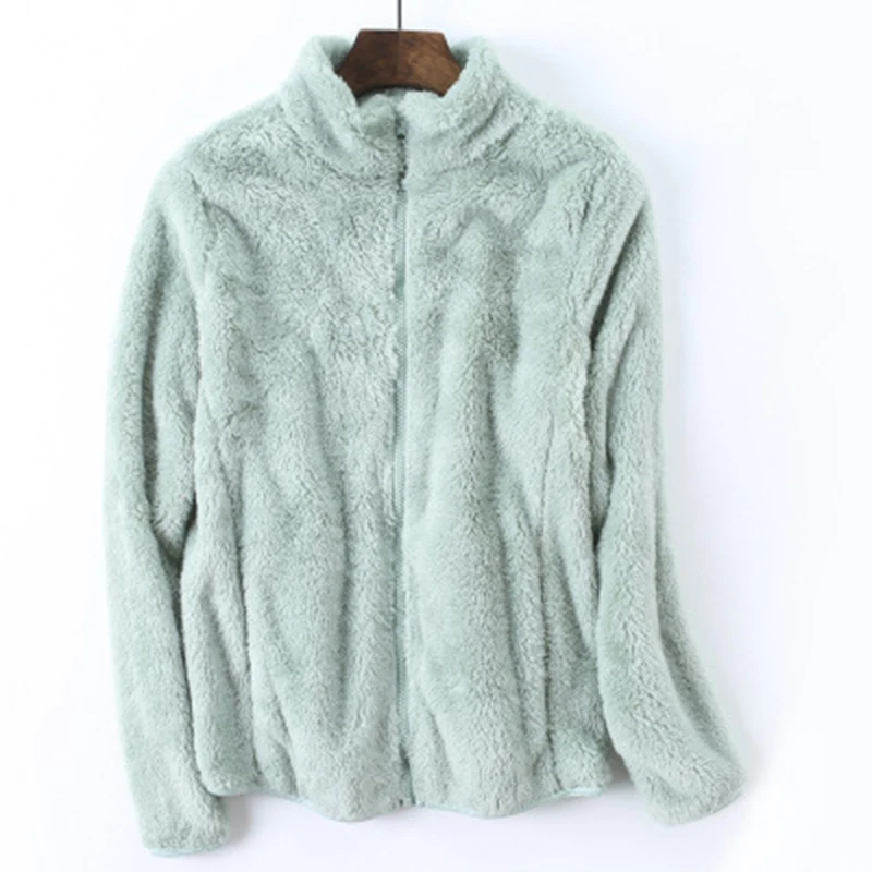 Spring and Autumn Minimalist Plush Women's Jacket Plush Fleece Zipper Jacket (long Sleeve) Autumn and Winter Jacket Women
Spring and Autumn Minimalist Plush Women's Jacket Plush Fleece Zipper Jacket (long Sleeve) Autumn and Winter Jacket Women
