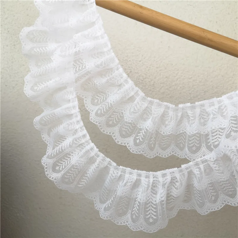 5 м/упак. дикий Двухслойное кружевное плиссированное платье поддельные меховой воротник манжеты юбка кукольная одежда кружевные аксессуары из кружевной ткани 2019 
5 м/упак. дикий Двухслойное кружевное плиссированное платье поддельные меховой воротник манжеты юбка кукольная одежда кружевные аксессуары из кружевной ткани 2019