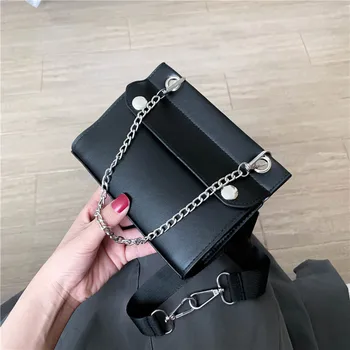 2020 Summer Korean-style Fashion Square Bag Multi-functional Dual Purpose Trendy Bag Solid Color Wide Straps Women's Small Bags
2020 Summer Korean-style Fashion Square Bag Multi-functional Dual Purpose Trendy Bag Solid Color Wide Straps Women's Small Bags