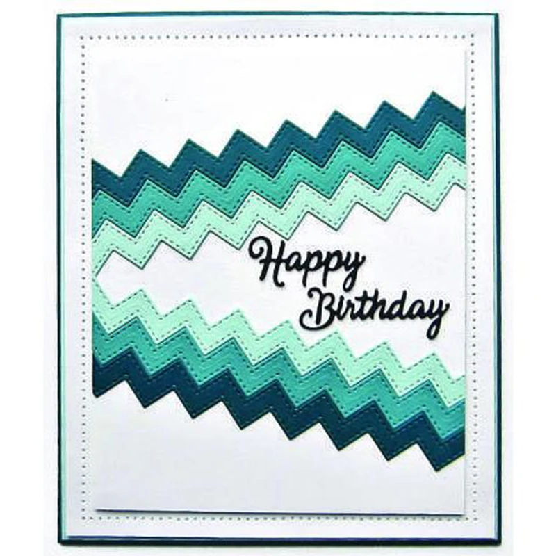 Birthday Layered Wave Frame Metal Cutting Dies Scrapbooking Craft DIY Decorate Photo Album Embossing Paper Card New Die Cut 2019
Birthday Layered Wave Frame Metal Cutting Dies Scrapbooking Craft DIY Decorate Photo Album Embossing Paper Card New Die Cut 2019