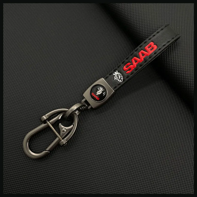 Фото 3D металлический Кожаный Автомобильный Брелок-эмблема брелок для ключей