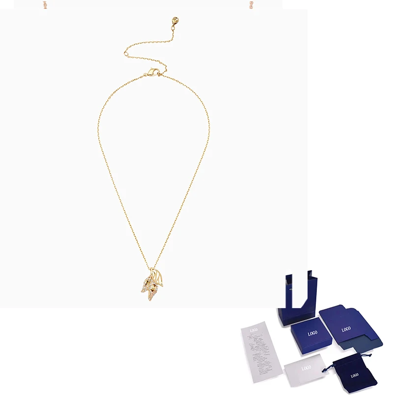Fashion SWA New GRACEFUL BLOOM Pendant Necklace Brown Gold Leaf Capture Petal Shape Pattern Crystal Female Romantic Gift
Fashion SWA New GRACEFUL BLOOM Pendant Necklace Brown Gold Leaf Capture Petal Shape Pattern Crystal Female Romantic Gift