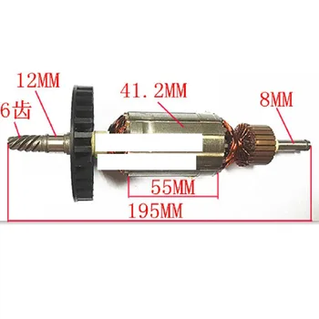 AC220-230V 6teeth armature rotor replace for Makita 9227CB 9237CB 9227C 9227CY Sander Polisher rotor power tool spare parts
AC220-230V 6teeth armature rotor replace for Makita 9227CB 9237CB 9227C 9227CY Sander Polisher rotor power tool spare parts