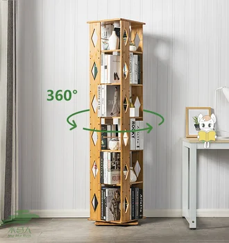 360 degrees revolving simple bookshelf children's multi floor bookshelf in student dormitory bookcase shelf organizer shelves
360 degrees revolving simple bookshelf children's multi floor bookshelf in student dormitory bookcase shelf organizer shelves