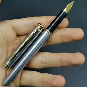 Old Stock WingSung Wing Sung L20 Fountain Pen Ink Pen Steel Pen Gold Trim Aerometric Pen 1990S Stationery Office school supplies
Old Stock WingSung Wing Sung L20 Fountain Pen Ink Pen Steel Pen Gold Trim Aerometric Pen 1990S Stationery Office school supplies