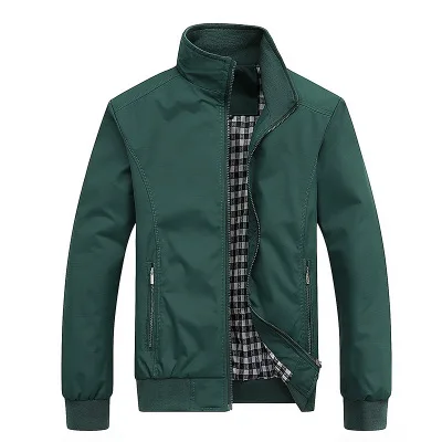 New Spring and Autumn Men's Jacket Jacket Stand Collar Casual Business Portable Solid Color Zipper Jacket Motorcycle Men's Wear
New Spring and Autumn Men's Jacket Jacket Stand Collar Casual Business Portable Solid Color Zipper Jacket Motorcycle Men's Wear