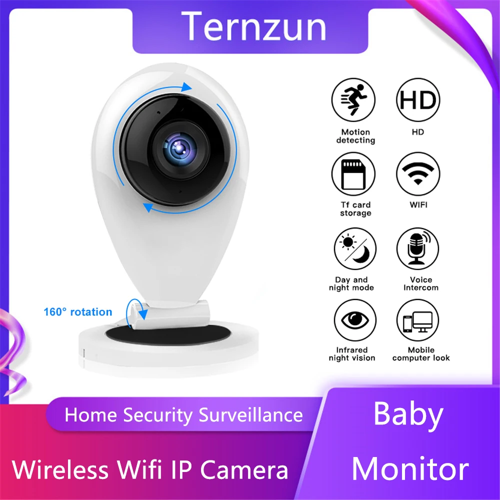 1080 HD Wireless IP Camera Wifi Home Security Nanny Cam IR Night Vision Two-way Voice intercom Motion Detection Baby Monitor
1080 HD Wireless IP Camera Wifi Home Security Nanny Cam IR Night Vision Two-way Voice intercom Motion Detection Baby Monitor