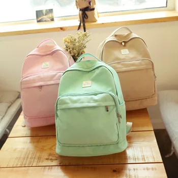 New ladies high-capacity Korean women's bag multifunctional backpack college style casual candy color simple cute school bag 
New ladies high-capacity Korean women's bag multifunctional backpack college style casual candy color simple cute school bag