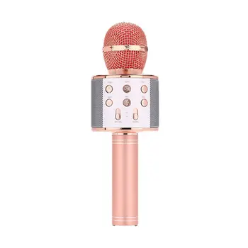 WS 858 wireless bluetooth microphone professional karaoke speaker consender handheld microfone radio mikrofon studio record mic
WS 858 wireless bluetooth microphone professional karaoke speaker consender handheld microfone radio mikrofon studio record mic