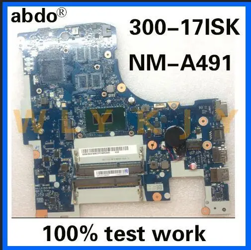 Abdo BMWD1 NM-A491 motherboard for Lenovo 300-17ISK notebook 5B20K61908 CPU 3855U DDR3 100% test work | Компьютеры и офис