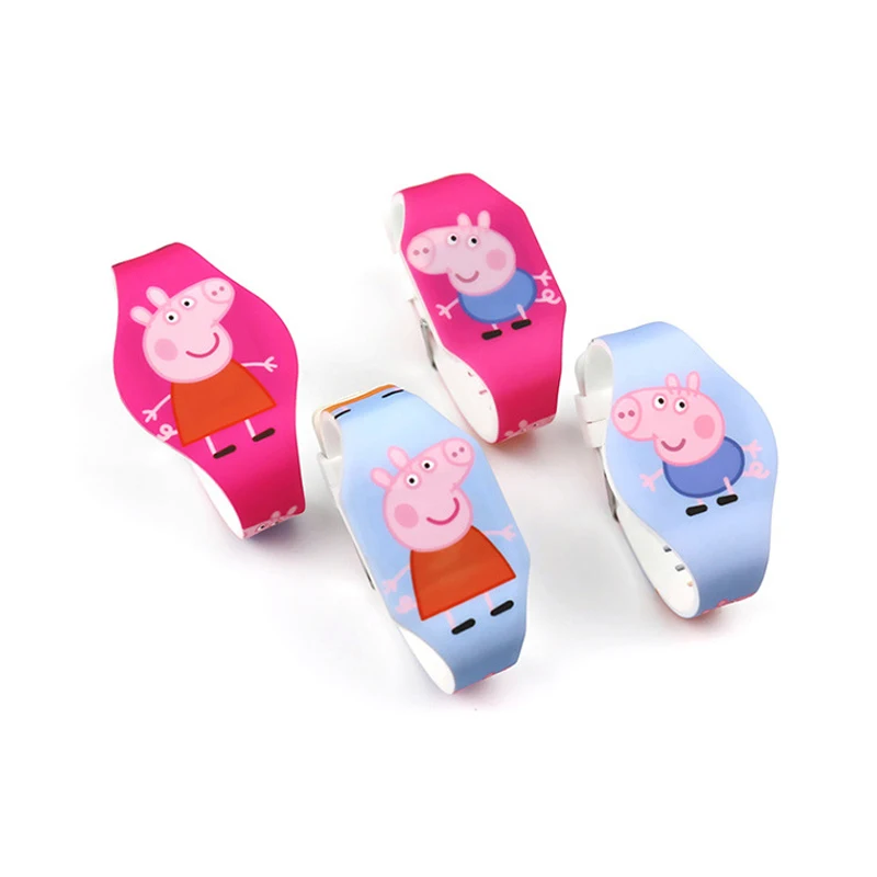 Peppa Pig Cartoon Figure Watch Toy George Watches Child Electronic LED Luminous Watch PVC Material Strap Boy Girl Best Toy Gift
Peppa Pig Cartoon Figure Watch Toy George Watches Child Electronic LED Luminous Watch PVC Material Strap Boy Girl Best Toy Gift