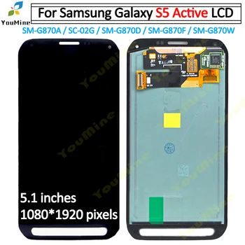 For Samsung Galaxy S5 Active LCD Touch Screen Digitizer G870A 02G G870D G870F Assembly Replacement For Samsung S5 Active LCD
For Samsung Galaxy S5 Active LCD Touch Screen Digitizer G870A 02G G870D G870F Assembly Replacement For Samsung S5 Active LCD