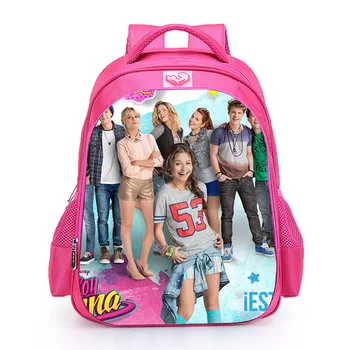 2019 School Bags Soy Luna Pattern Print School Backpack for Girls Boys Orthopedic Schoolbag Backpacks Children Book cartoon Bag
2019 School Bags Soy Luna Pattern Print School Backpack for Girls Boys Orthopedic Schoolbag Backpacks Children Book cartoon Bag
