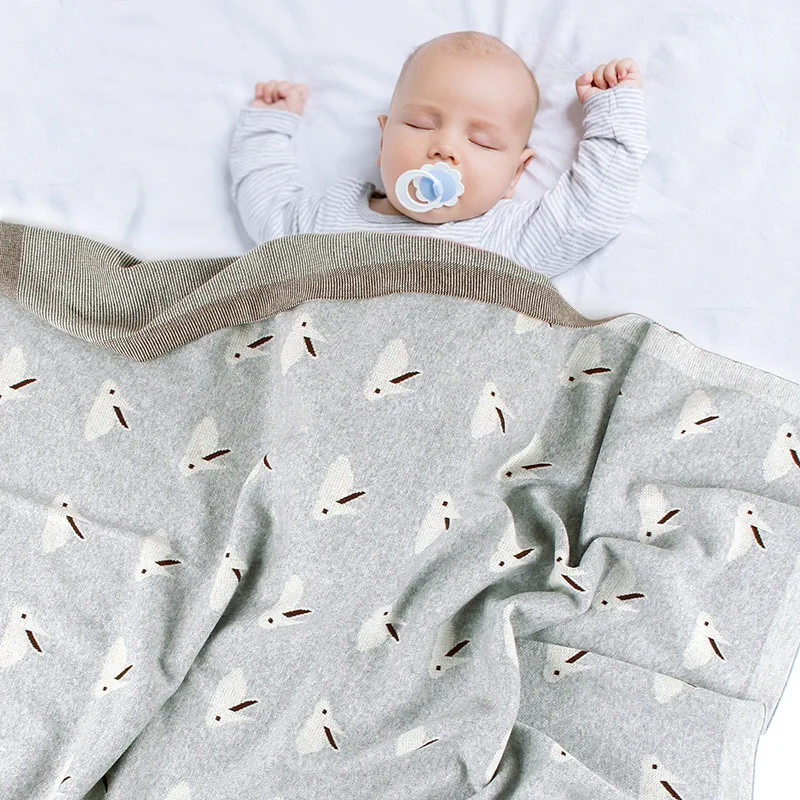 Baby Blanket Knitted Newborn Blankets Soft Wrap Infant Cartoon Rabbit Knit Receiving Blankets Children Quilts Toddler Outfits
Baby Blanket Knitted Newborn Blankets Soft Wrap Infant Cartoon Rabbit Knit Receiving Blankets Children Quilts Toddler Outfits