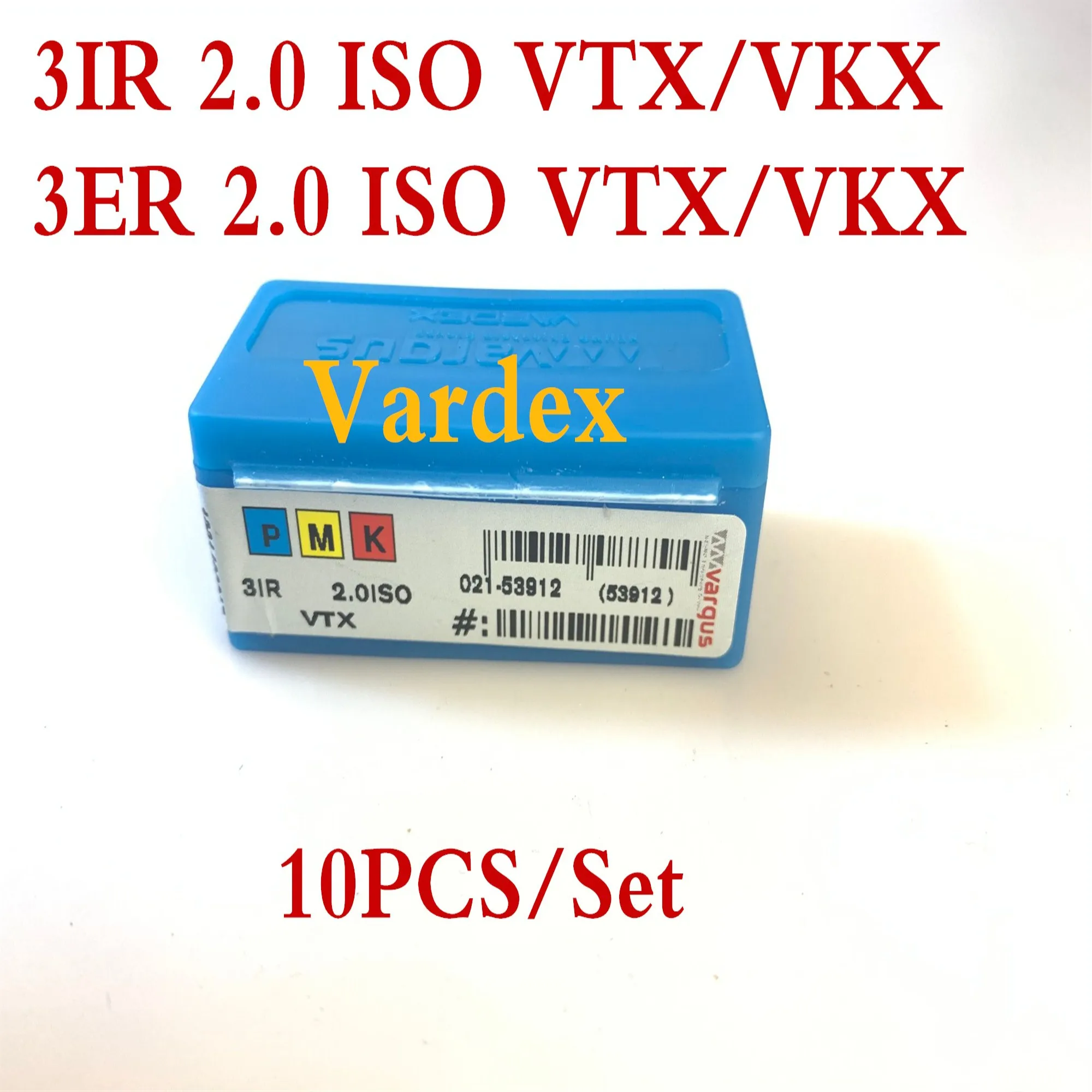 3ER 2 0 ISO VTX/VKX 3IR 10 шт./компл. Vardex резьбовая карбидная вставка обработка: нержавеющая