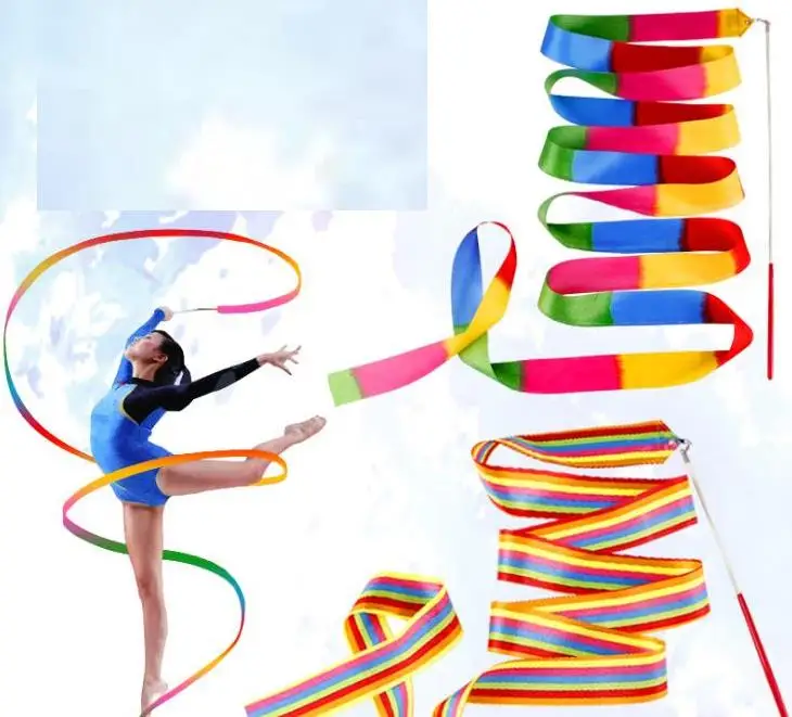 Party Gift 4M Gym Dance Ribbon Rhythmic Art Gymnastic Streamer Baton Twirling Rod Mix color ,500pcs/lot SN181
Party Gift 4M Gym Dance Ribbon Rhythmic Art Gymnastic Streamer Baton Twirling Rod Mix color ,500pcs/lot SN181