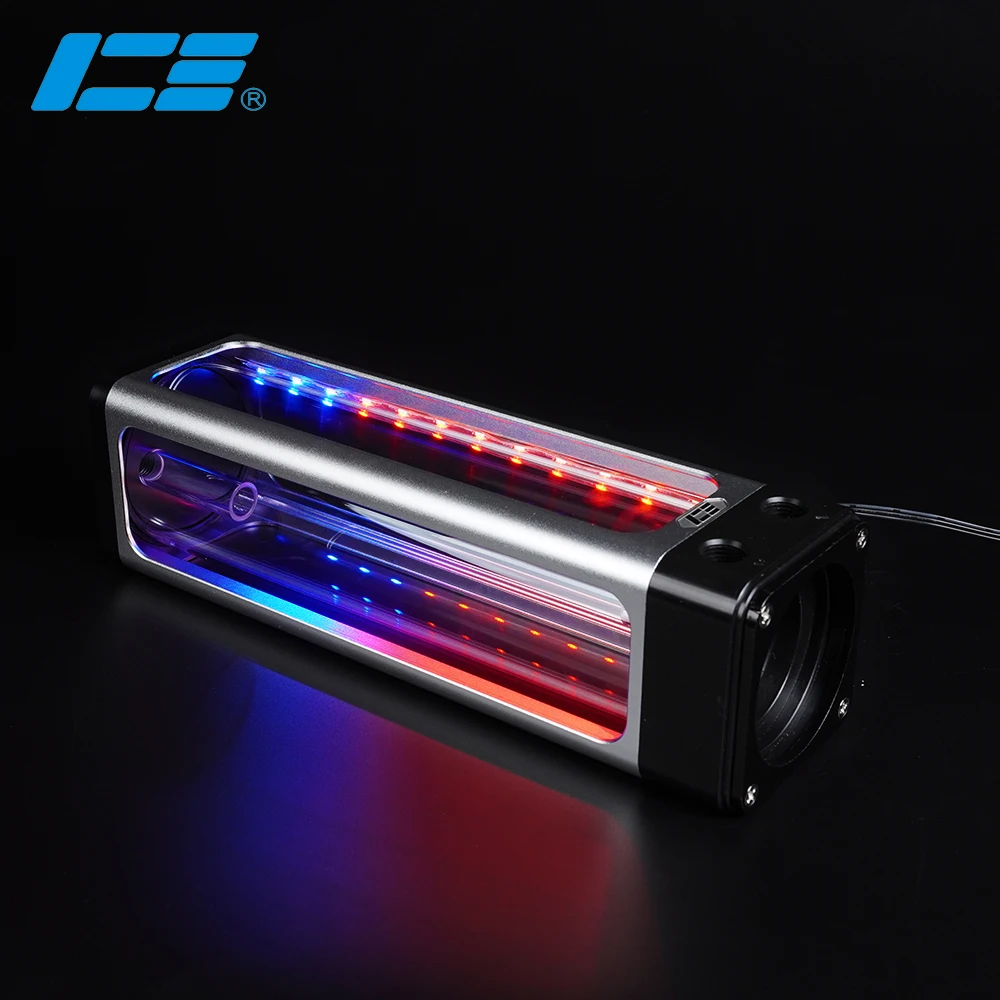 IceManCooler Water Tank Combo D5 Pump ,Computer Cooling Build Reservoir ,+5V 3PIN Support Sync Motherboard, Silver,DX5 240
IceManCooler Water Tank Combo D5 Pump ,Computer Cooling Build Reservoir ,+5V 3PIN Support Sync Motherboard, Silver,DX5 240