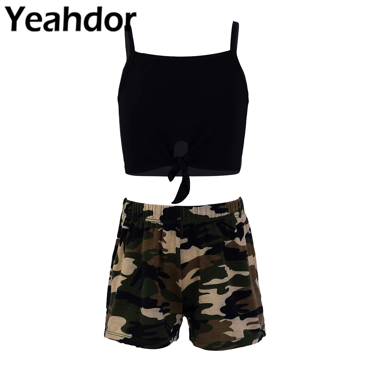 2Pcs Sportwear Kids Girls Camouflage Print Casual Tracksuit Outfit Spaghetti Straps Crop Vest and Shorts Set Children Sport Suit
2Pcs Sportwear Kids Girls Camouflage Print Casual Tracksuit Outfit Spaghetti Straps Crop Vest and Shorts Set Children Sport Suit
