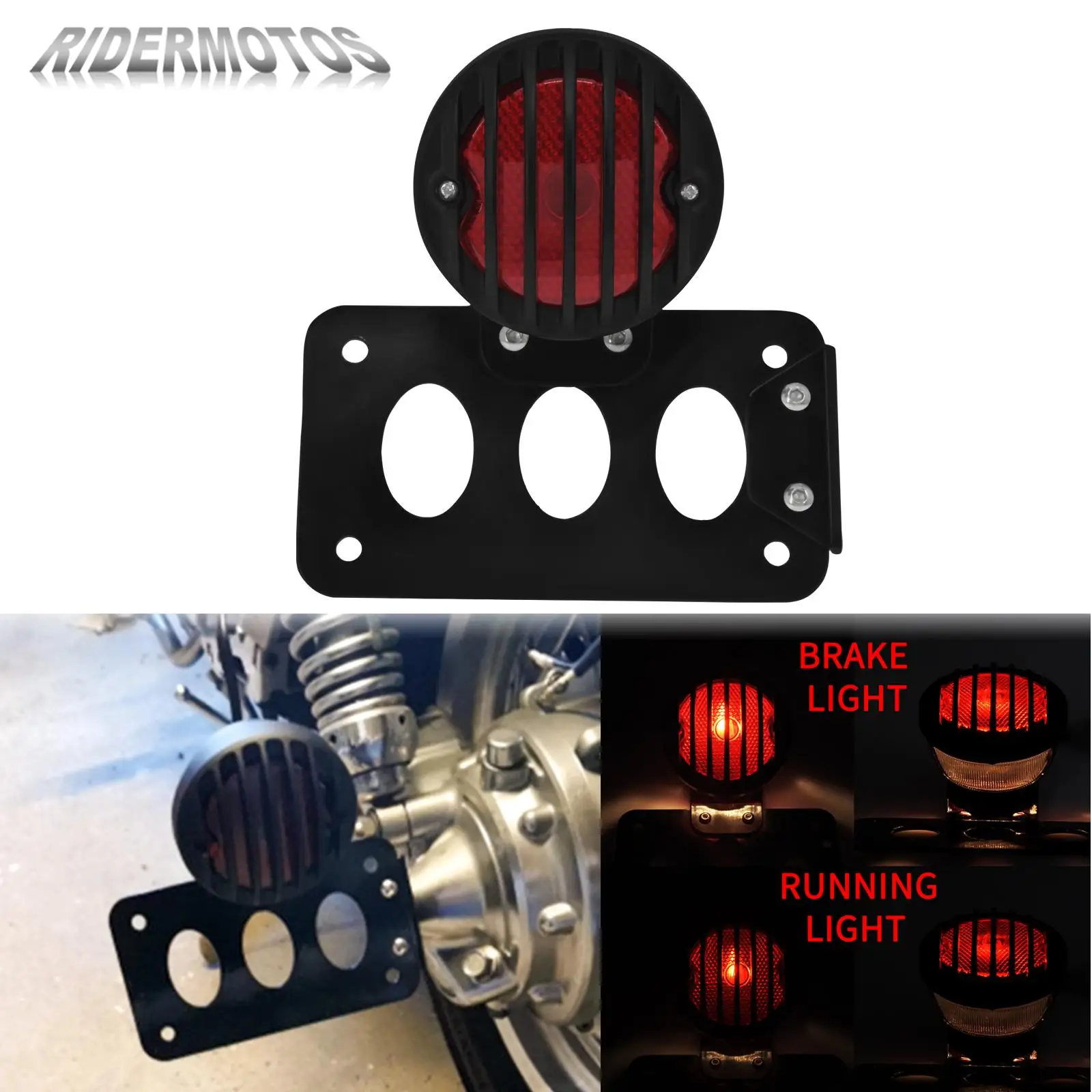 Motorcycle Side Mount Tail Light w/ License Plate Bracket Black Holder For Harley Sportster Bobber Chopper For Yamaha For Honda
Motorcycle Side Mount Tail Light w/ License Plate Bracket Black Holder For Harley Sportster Bobber Chopper For Yamaha For Honda
