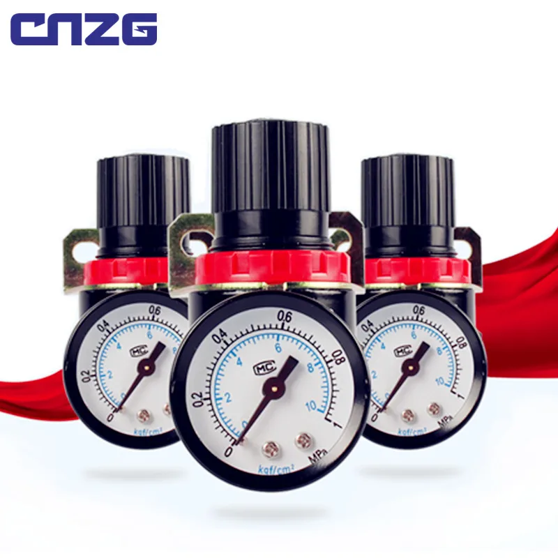 AR2000 G1/4'' Pneumatic moisture trap for air compressor filter Gas water separator Pressure Relief Regulator Valve with Fitting
AR2000 G1/4'' Pneumatic moisture trap for air compressor filter Gas water separator Pressure Relief Regulator Valve with Fitting
