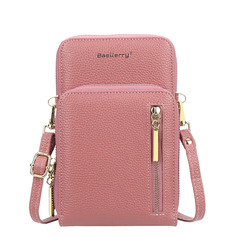 Lady purse erect large capacity double cell phone pack fashionable zipper satchel bag
Lady purse erect large capacity double cell phone pack fashionable zipper satchel bag