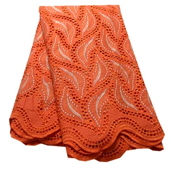 African Cotton Lace Fabric 2020 High Quality Swiss Voile Lace In Switzerland Embroidery Orange African Voile Lace Breathable 
African Cotton Lace Fabric 2020 High Quality Swiss Voile Lace In Switzerland Embroidery Orange African Voile Lace Breathable