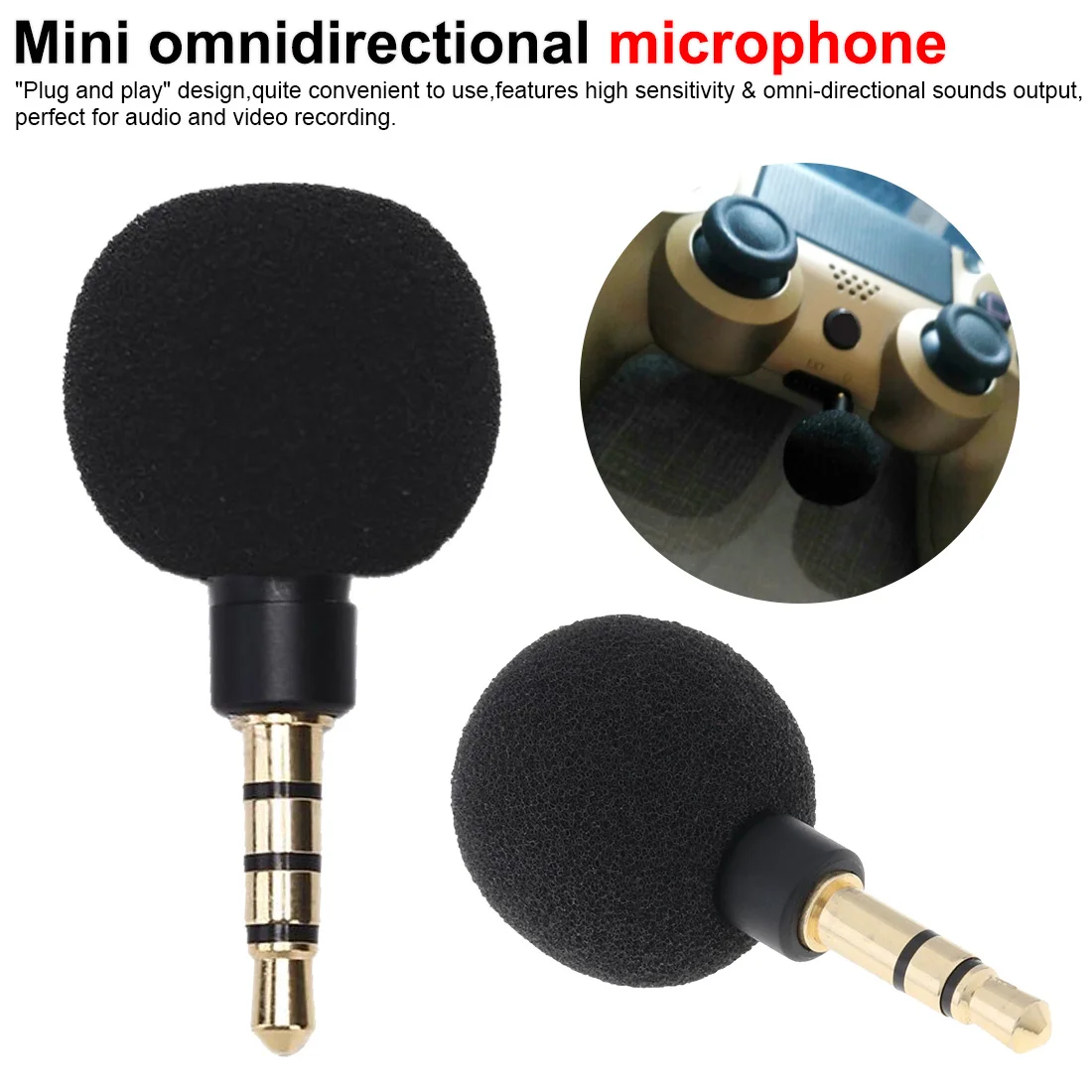 3.5mm mini Omni-Directional Mic Electronic device mini straight wheat recording microphone mobile phone tablet notebook
3.5mm mini Omni-Directional Mic Electronic device mini straight wheat recording microphone mobile phone tablet notebook