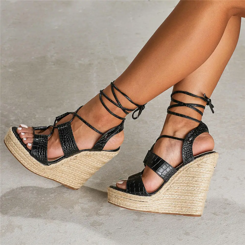 Doratasia 2019 Dropship Big Size 42 Wedges High Heels Shoes Woman Female Women Shoes Platform Leisure Shoelaces Summer Sandals
Doratasia 2019 Dropship Big Size 42 Wedges High Heels Shoes Woman Female Women Shoes Platform Leisure Shoelaces Summer Sandals