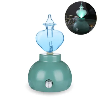 Green Electric Household Ceramic Glass Aromatherapy Essential Oils Diffuser Air Fog Nebulizer Humidifier with LED for Badroom
Green Electric Household Ceramic Glass Aromatherapy Essential Oils Diffuser Air Fog Nebulizer Humidifier with LED for Badroom