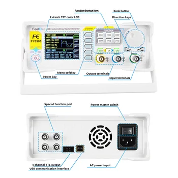 2 Channel DDS Arbitrary Waveform Pulse Signal Generator Frequency Counter Direct Digital Synthesizer MYDING
2 Channel DDS Arbitrary Waveform Pulse Signal Generator Frequency Counter Direct Digital Synthesizer MYDING