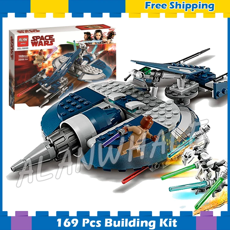 169pcs Space Wars General Grievous' Combat Speeder Clone Adventures 10902 Model Building Blocks Bricks Compatible With Lego
169pcs Space Wars General Grievous' Combat Speeder Clone Adventures 10902 Model Building Blocks Bricks Compatible With Lego