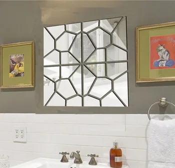 20*20cm 4pcs/set Geometric Acrylic Mirror Wall Sticker Acrylic Self-sticking Bathroom Living Room Home Decor Stickers Posters
20*20cm 4pcs/set Geometric Acrylic Mirror Wall Sticker Acrylic Self-sticking Bathroom Living Room Home Decor Stickers Posters