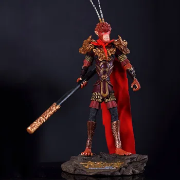 34CM Action figure Model PVC Chinese myths Monkey King Journey to the West Anime Version Toys With stand model souvenir collect 
34CM Action figure Model PVC Chinese myths Monkey King Journey to the West Anime Version Toys With stand model souvenir collect