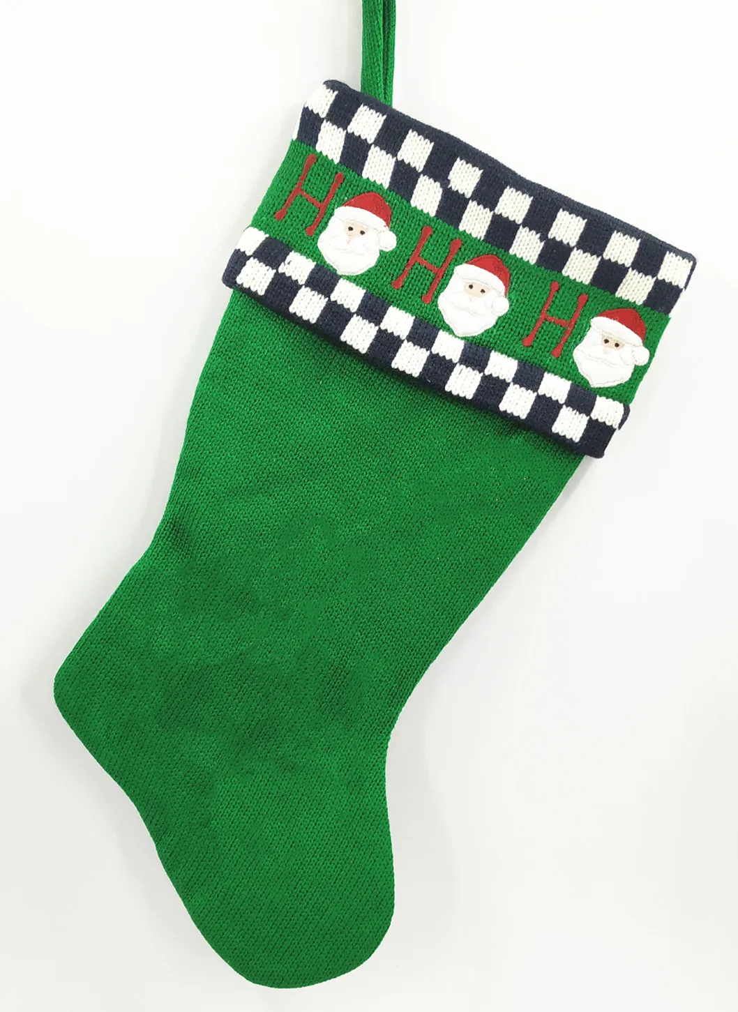 New 2pcs/set Knitted Christmas Stocking Big Gift Bags with High Quality 19" Long with Santa Claus Pattern
New 2pcs/set Knitted Christmas Stocking Big Gift Bags with High Quality 19" Long with Santa Claus Pattern