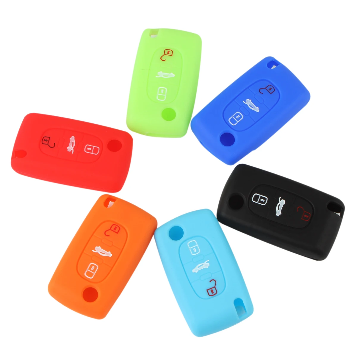 3 Buttons Remote Car Key Fob Case Silicone Cover Keyless Entry Transmitter Auto Key Case for CITROEN C2 C3 C4 C5 C6 Picasso
3 Buttons Remote Car Key Fob Case Silicone Cover Keyless Entry Transmitter Auto Key Case for CITROEN C2 C3 C4 C5 C6 Picasso
