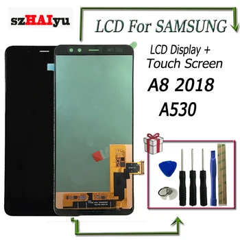 SZHAIYU Amoled A530 LCD Display For Samsung Galaxy A8 2018 A530 LCD + Touch Screen Digitizer Assembly With Tools
SZHAIYU Amoled A530 LCD Display For Samsung Galaxy A8 2018 A530 LCD + Touch Screen Digitizer Assembly With Tools
