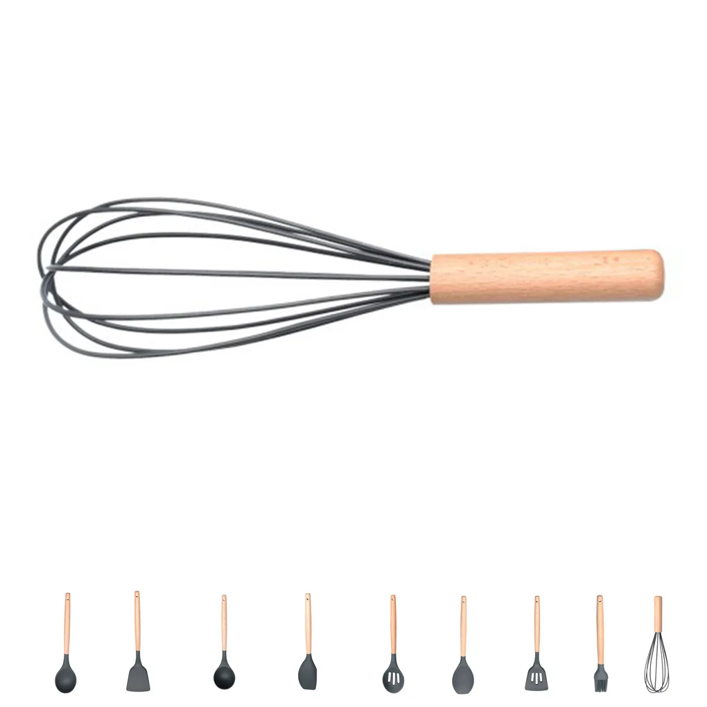 Heat Resistant Wooden Handle Spatula Soup Spoon Skimmer Egg Beater Oil Brush Non-Stick Kitchenware
Heat Resistant Wooden Handle Spatula Soup Spoon Skimmer Egg Beater Oil Brush Non-Stick Kitchenware