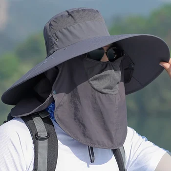 Outdoor Flap Cap protection for neck and face Wide Brim Sunshade Windproof Quick Drying Fisherman Bucket Hat For Hiking fishing
Outdoor Flap Cap protection for neck and face Wide Brim Sunshade Windproof Quick Drying Fisherman Bucket Hat For Hiking fishing