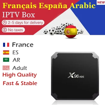X96mini Android 9.0 tv box +1 year IPTV Subscription France IPTV French Belgium Spain Arabic France smart TV box
X96mini Android 9.0 tv box +1 year IPTV Subscription France IPTV French Belgium Spain Arabic France smart TV box